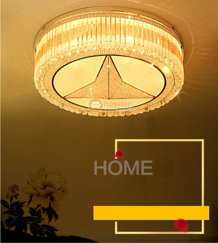 Đèn ốp trần phòng khách đẹp tinh tế CM275-1